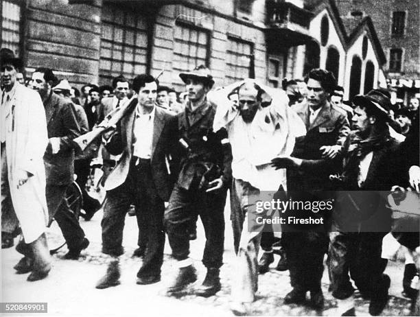 World War II-1944 1945 Italian Fascism-Fascist prisoner of the partisans.