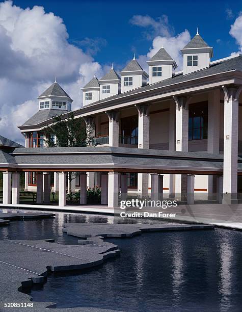 entrance to world golf hall of fame - golf hall of fame stock pictures, royalty-free photos & images