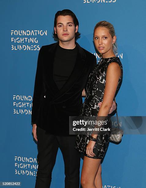 Peter Brant II and Princess Olympia of Greece attends the 2016 Foundation Fighting Blindness World Gala at Cipriani Downtown on April 12, 2016 in New...