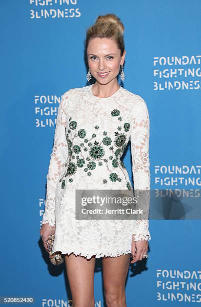 Inga Kozel attends the 2016 Foundation Fighting Blindness World Gala at Cipriani Downtown on April 12, 2016 in New York City.