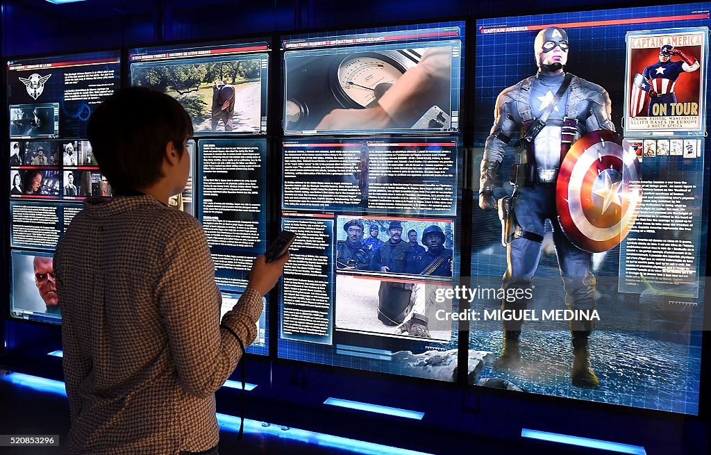 FRANCE-MARVEL-COMICS-AVENGERS-EXHIBITION