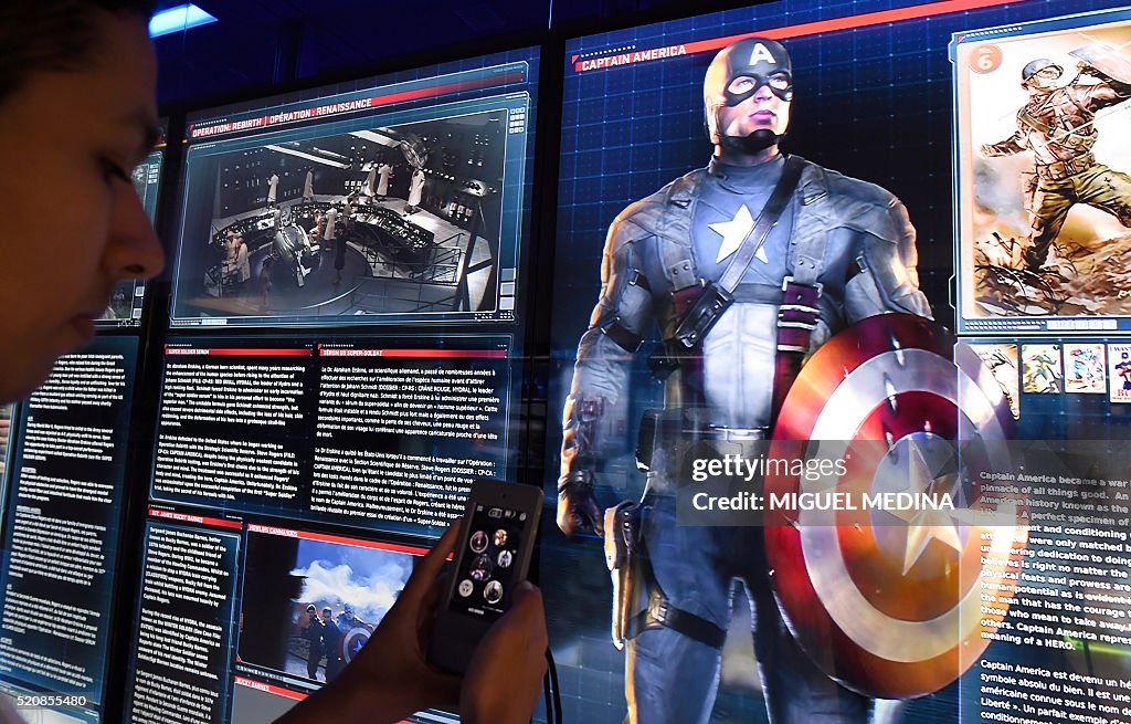 FRANCE-MARVEL-COMICS-AVENGERS-EXHIBITION