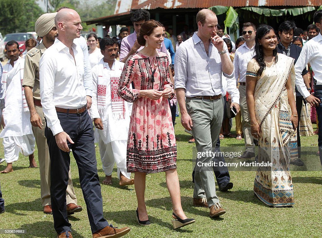 The Duke & Duchess Of Cambridge Visit India and Bhutan - Day 4