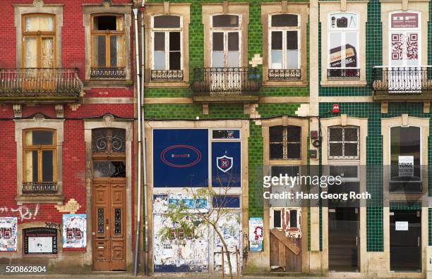 old houses opposite the casa da musica - musica stock pictures, royalty-free photos & images