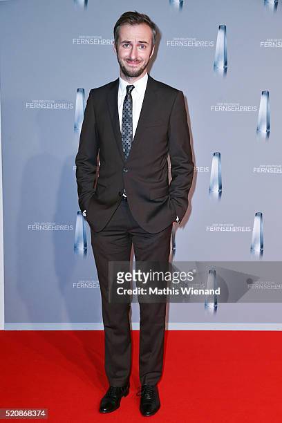Jan Boehmermann attends the German Television Award at Rheinterrasse on January 13, 2016 in Duesseldorf, Germany.