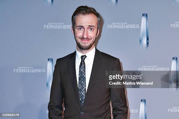 Jan Boehmermann attends the German Television Award at Rheinterrasse on January 13, 2016 in Duesseldorf, Germany.