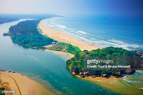 sri lanka, bentota beach - bentota - fotografias e filmes do acervo