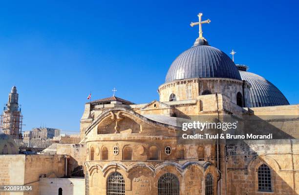 israel, jerusalem, church of the holy sepulcher in the old city of jerusalem - church of the holy sepulchre 個照片及圖片檔