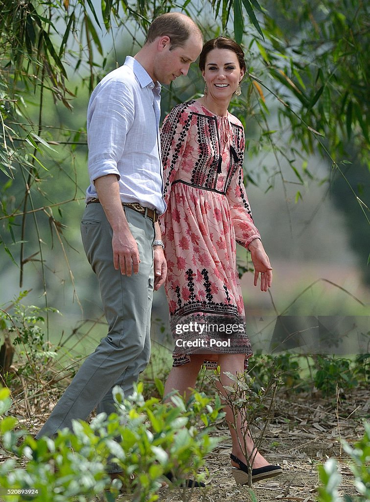 The Duke and Duchess Of Cambridge Visit India and Bhutan - Day 4