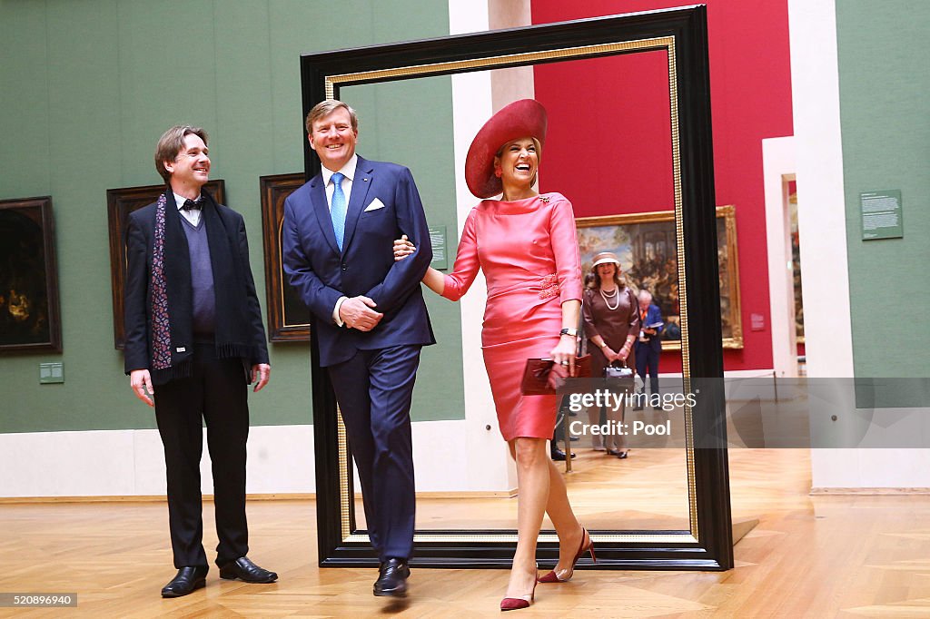 King Willem-Alexander And Queen Maxima Of The Netherlands Visit Bavaria - Day 1