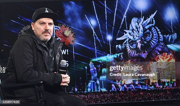 Founder and CEO of Insomniac, Pasquale Rotella attends AOL Build Series to discuss "EDC NYC" at AOL Studios In New York on April 13, 2016 in New York...