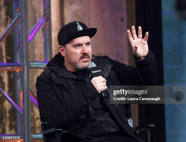 Founder and CEO of Insomniac, Pasquale Rotella attends AOL Build Series to discuss "EDC NYC" at AOL Studios In New York on April 13, 2016 in New York...