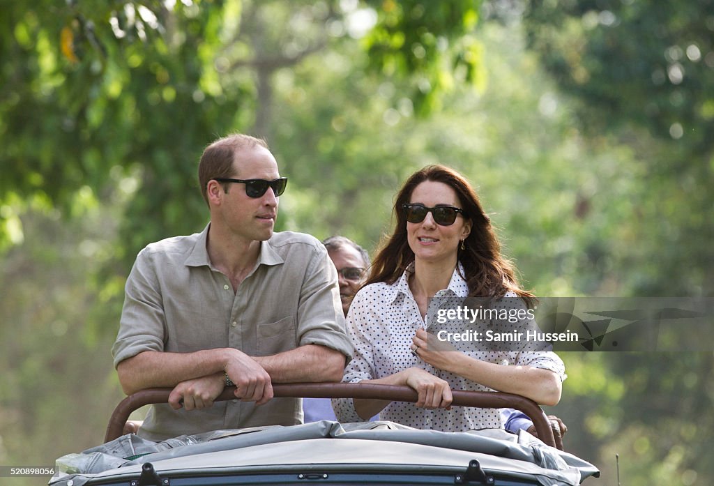 The Duke & Duchess Of Cambridge Visit India & Bhutan - Day 4