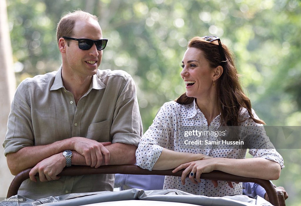 The Duke & Duchess Of Cambridge Visit India & Bhutan - Day 4
