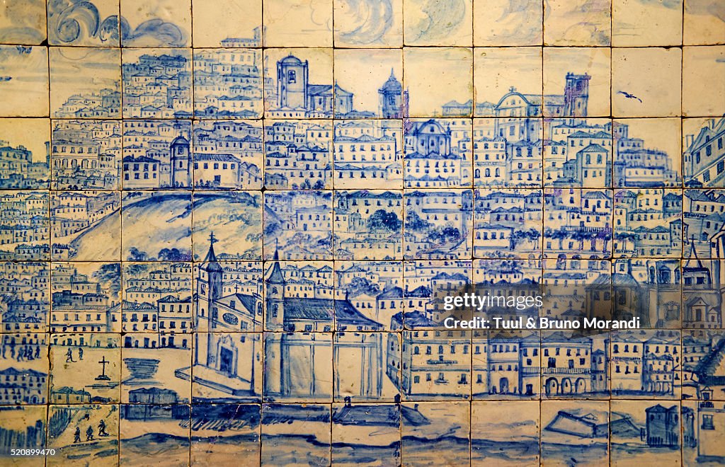 Portugal, Lisbon, National Museum of Azulejo, ceramic tiles