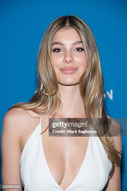 Model Cami Morrone attends the 2016 Foundation Fighting Blindness World Gala at Cipriani Downtown on April 12, 2016 in New York City.