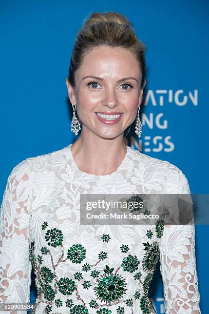 Inga Kozel attends the 2016 Foundation Fighting Blindness World Gala at Cipriani Downtown on April 12, 2016 in New York City.