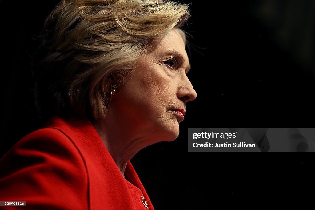 Hillary Clinton Addresses National Action Network Convention In NYC