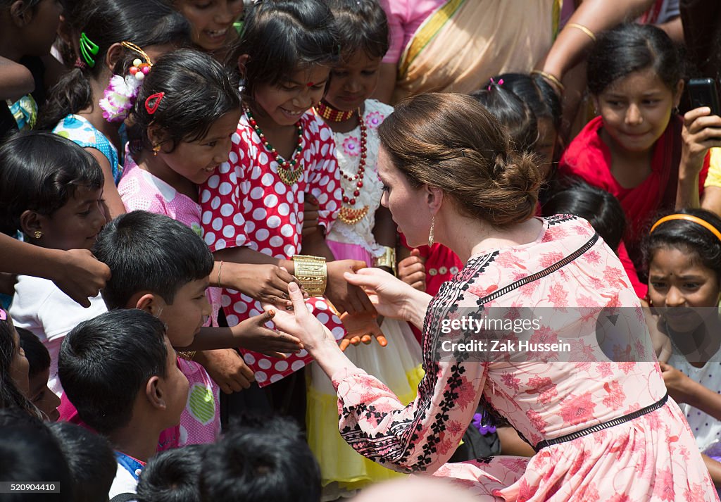 The Duke and Duchess Of Cambridge Visit India and Bhutan - Day 4