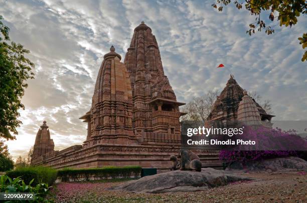 laxman temple, khajuraho, madhya pradesh, india, asia - khajuraho 個照片及圖片檔