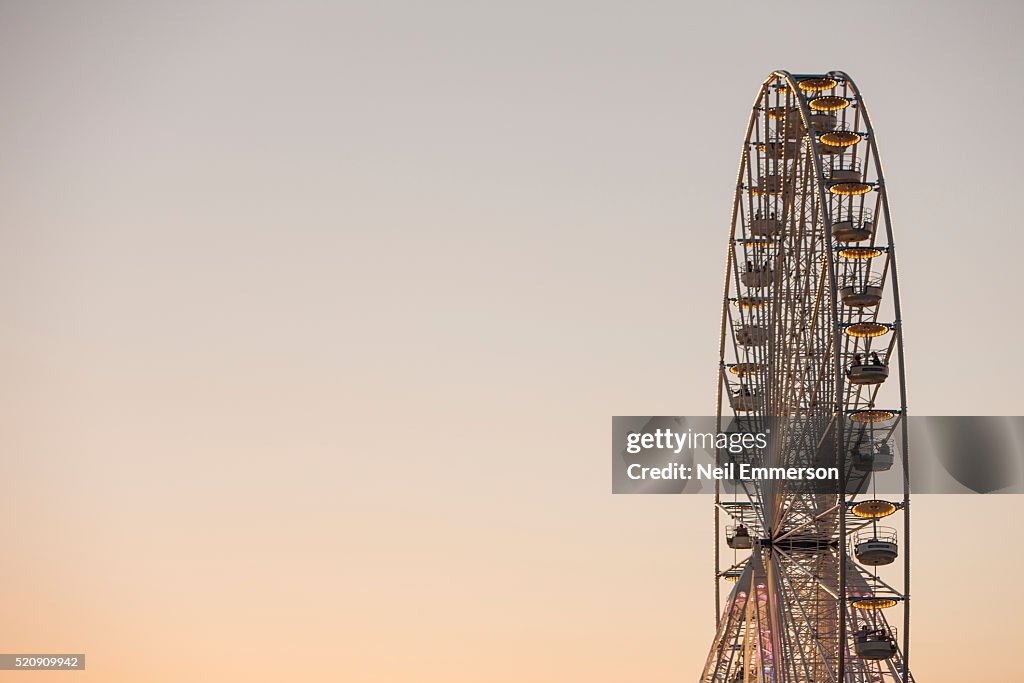 Ferris Wheel in Jardin des Tuileries in Paris, France