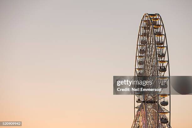 ferris wheel in jardin des tuileries in paris, france - jardín de las tullerías fotografías e imágenes de stock