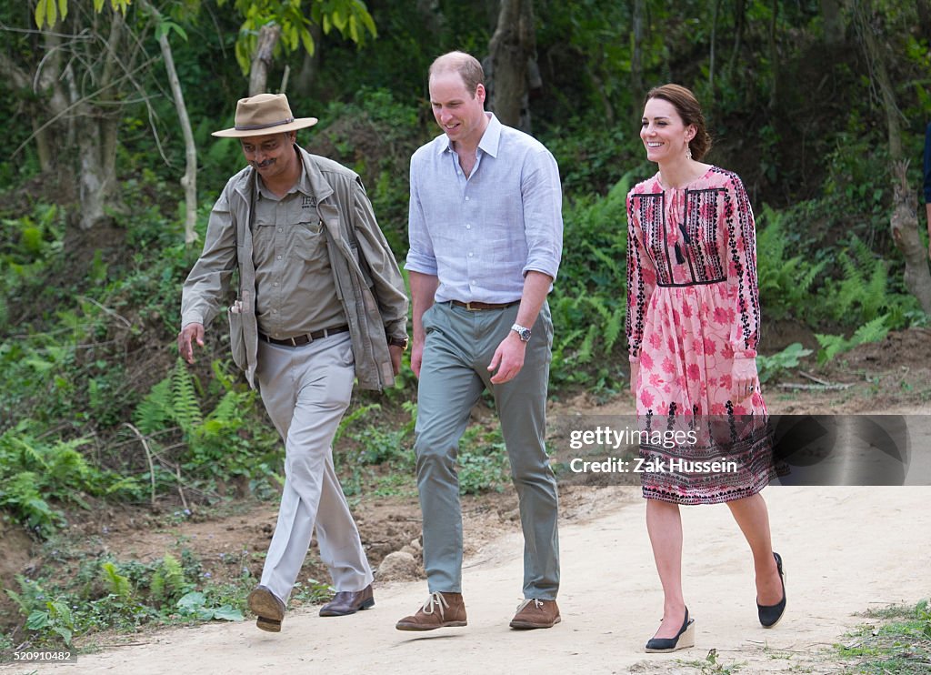 The Duke and Duchess Of Cambridge Visit India and Bhutan - Day 4