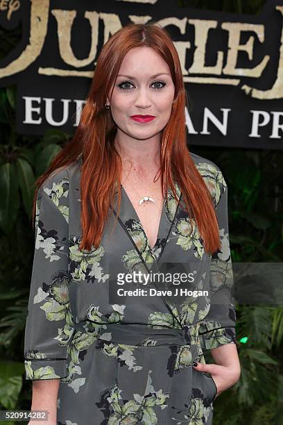 Arielle Free arrives for the European premiere of "The Jungle Book" at BFI IMAX on April 13, 2016 in London, England.