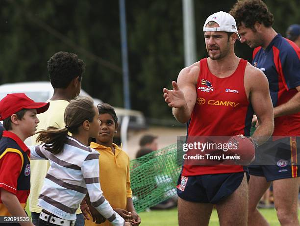 Nick Ricciuto Adelaide Crows Community Camp Photos and Premium High Res Pictures ...
