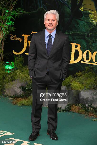 Brigham Taylor attends the UK Premiere of "The Jungle Book"at BFI IMAX on April 13, 2016 in London, England.
