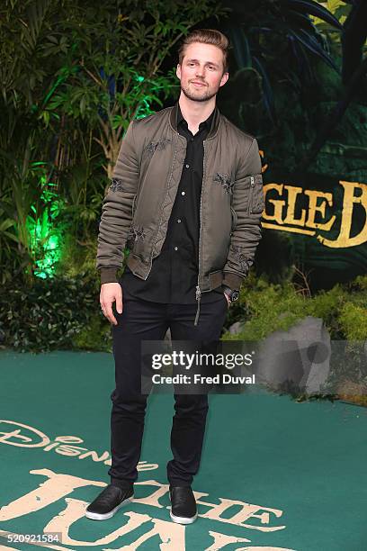 Marcus Butler attends the UK Premiere of "The Jungle Book"at BFI IMAX on April 13, 2016 in London, England.
