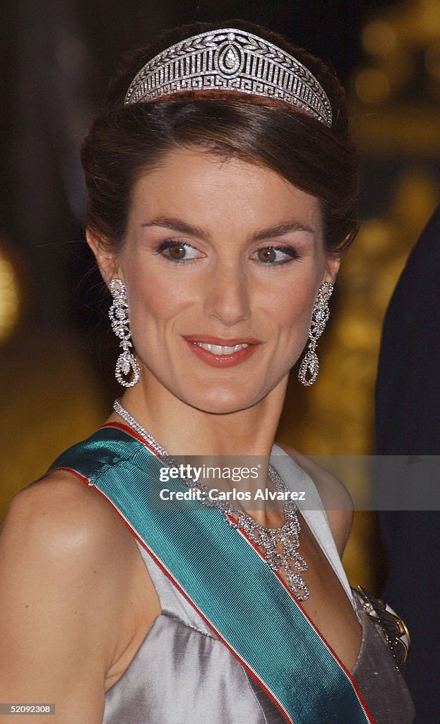 Spanish Royals Receive Hungarian President