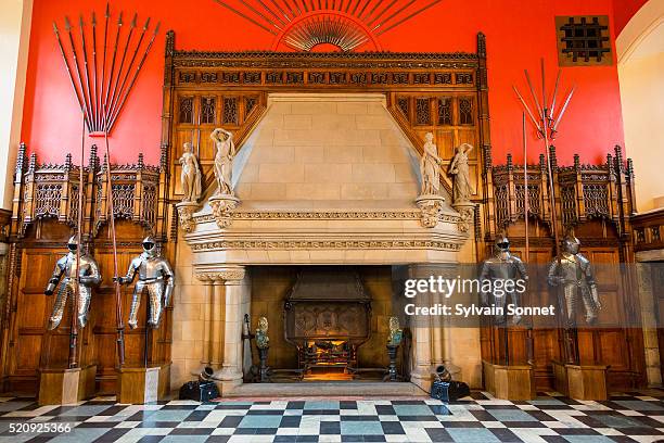 edinburgh castle, great hall - edinburgh castle stock pictures, royalty-free photos & images