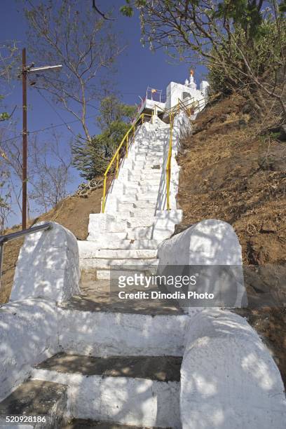 cave temple digambar jain gajpanth pahad mahsrul, nasik, maharashtra, india - nasik caves stock pictures, royalty-free photos & images