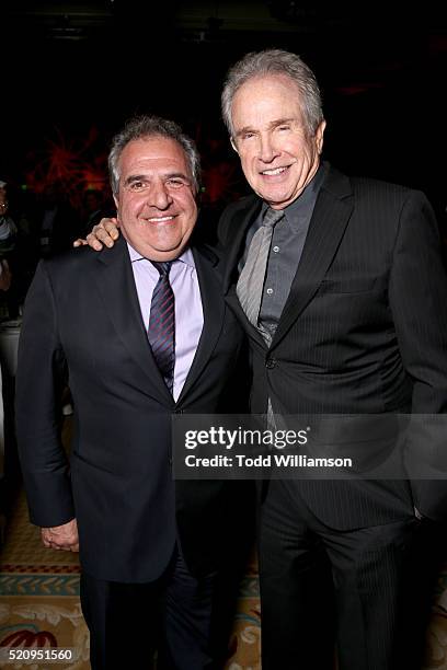 Fox Filmed Entertainment Chairman and CEO Jim Gianopulos and actor Warren Beatty attend CinemaCon and 20th Century Fox Present From Passion to the...