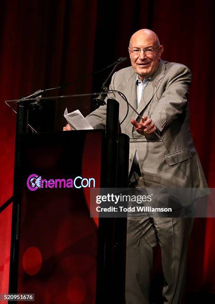 Producer Arnon Milchan attends CinemaCon and 20th Century Fox Present From Passion to the Big Screen: An Afternoon with the Creative Team Behind...