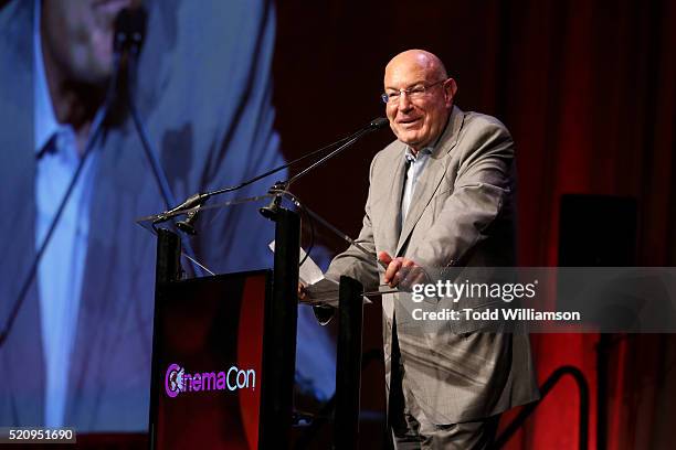 Producer Arnon Milchan attends CinemaCon and 20th Century Fox Present From Passion to the Big Screen: An Afternoon with the Creative Team Behind...