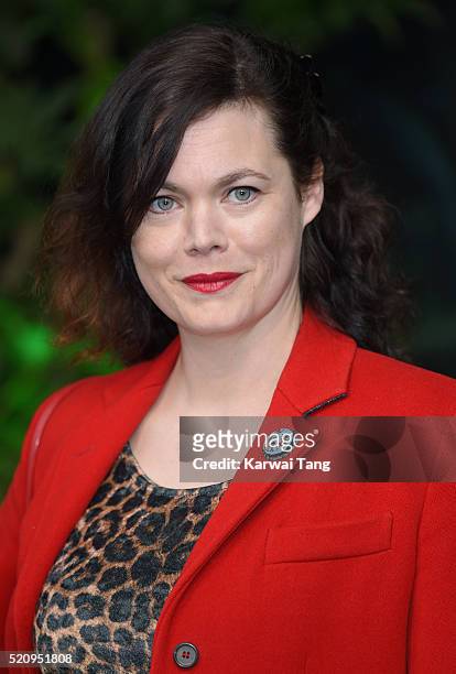 Jasmine Guinness arrives for the European premiere of "The Jungle Book" at BFI IMAX on April 13, 2016 in London, England.