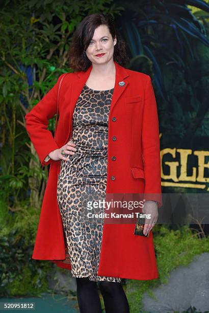 Jasmine Guinness arrives for the European premiere of "The Jungle Book" at BFI IMAX on April 13, 2016 in London, England.