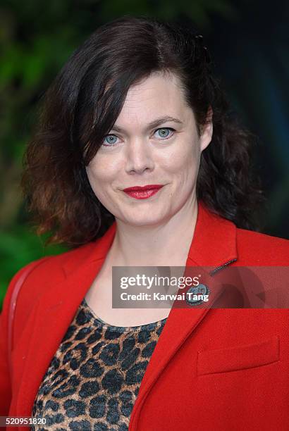 Jasmine Guinness arrives for the European premiere of "The Jungle Book" at BFI IMAX on April 13, 2016 in London, England.