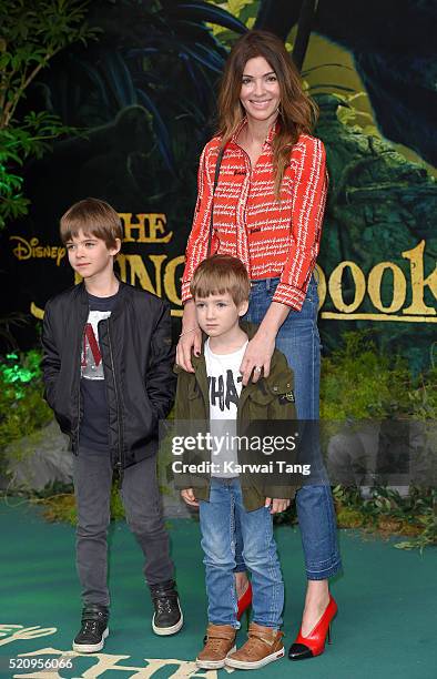 Sarah MacDonald arrives for the European premiere of "The Jungle Book" at BFI IMAX on April 13, 2016 in London, England.