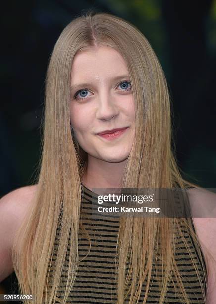 Poppy Lee Friar arrives for the European premiere of "The Jungle Book" at BFI IMAX on April 13, 2016 in London, England.