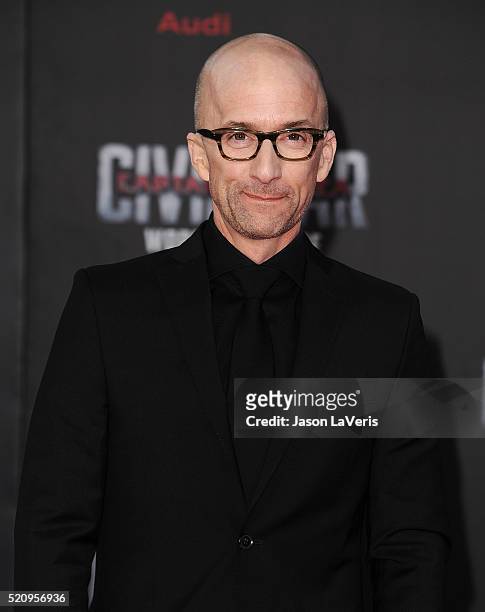 Actor Jim Rash attends the premiere of "Captain America: Civil War" at Dolby Theatre on April 12, 2016 in Hollywood, California.