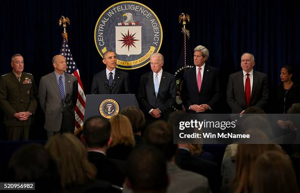 President Obama Delivers Statement At CIA Headquarters President Obama Delivers Statement At CIA Headquarters