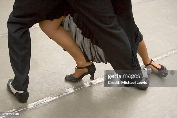dancers' feet - ballroom dancing feet stock pictures, royalty-free photos & images