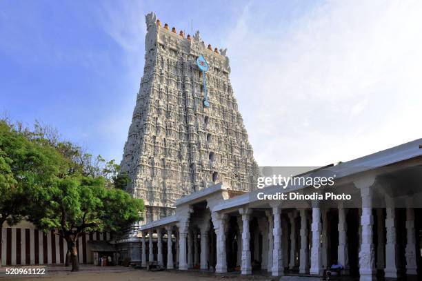subramanya temple in tiruchendur at tamil nadu, india, asia - tiruchendur stock pictures, royalty-free photos & images