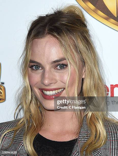 Actress Margot Robbie attends Warner Bros. Pictures' 'The Big Picture,' an exclusive presentation highlighting the summer of 2016 and beyond at The...