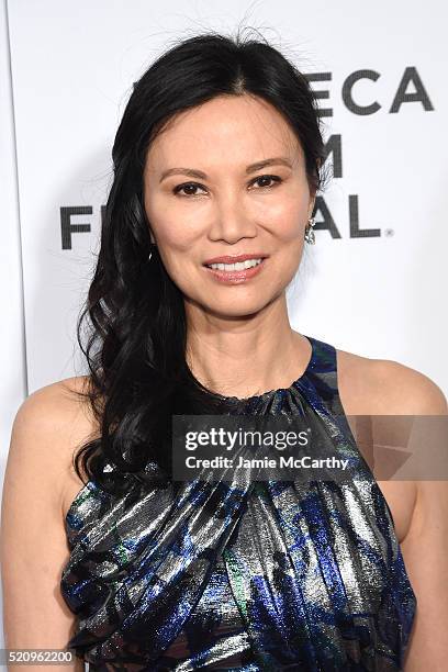 Wendi Deng Murdoch at "The First Monday In May" World Premiere - 2016 Tribeca Film Festival - Opening Night at John Zuccotti Theater at BMCC Tribeca...