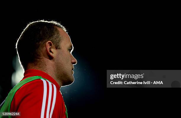 Wayne Rooney of Manchester United during the Emirates FA Cup Sixth Round Replay match between West Ham United and Manchester United at Boleyn Ground...