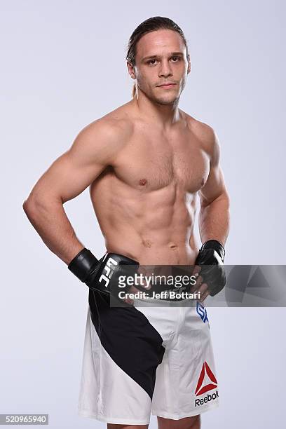 Michael Graves poses for a portrait during a UFC photo session on April 13, 2016 in St. Petersburg, Florida.